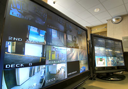 Security Camera Monitoring Station